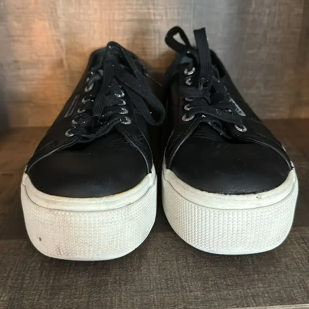SUPER GA leather sneakers- size 41/9.5‎